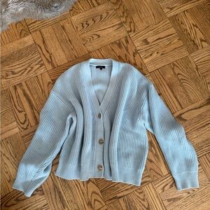 Quince Light Blue Women's Cardigan